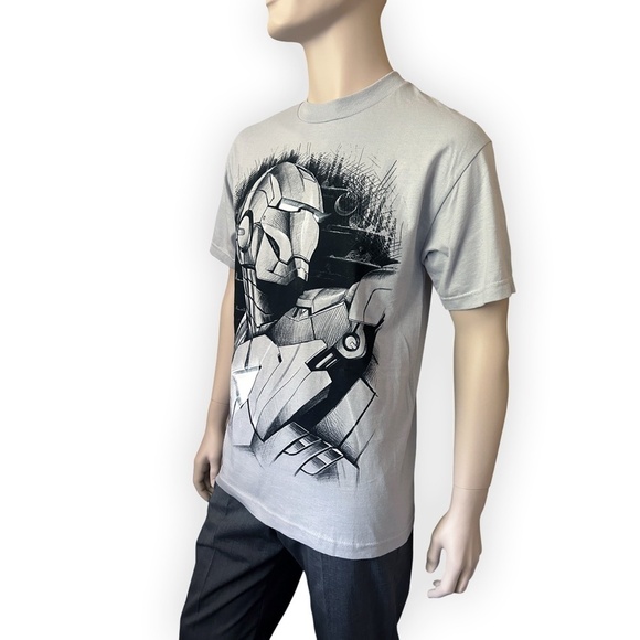 Marvel Comics Iron Man 2 Graphic Tee t-shirt Top Shirt Short Sleeve 100% Cotton - Picture 3 of 10